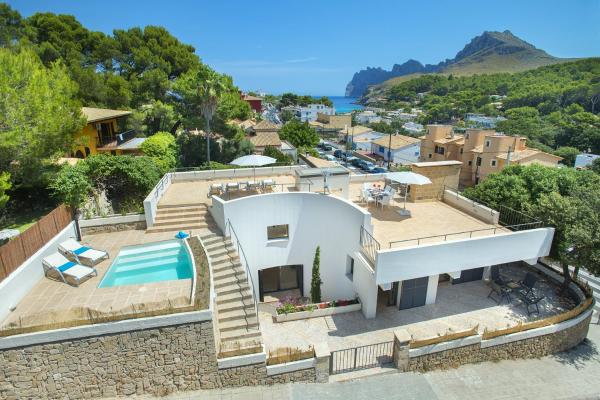 Owl Booking Villa Estrella de Mar -5 Min Walk to the Beach, Boek Villa Mallorca Hotels met een Zwembad, Zwembad