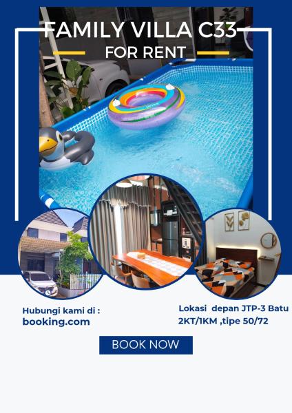Family Villa Syariah C-33 with minipool, Boek Villa East Java hotels met ontbijt, Ontbijt