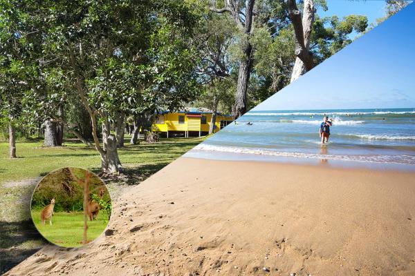 Yellow Cottage - bush and beach, Boek Vakantiehuis Hotels in Queensland met parkeren, Parkeren