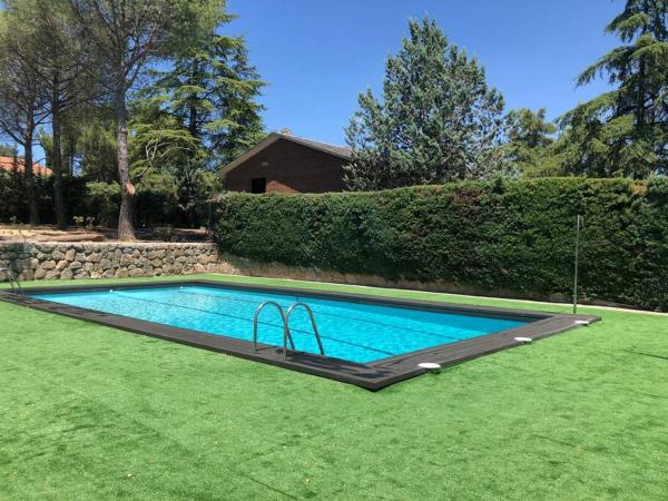 Villa Rana, con amplio jardín, barbacoa y piscina, Boek Vakantiehuis Hotels in Community of Madrid met zwembad, Zwembad