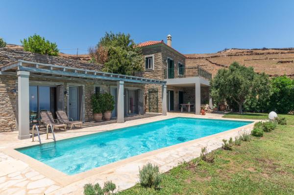 Villa Oliva - Majestic Views, Boek  Ándros 
