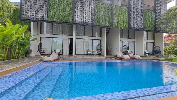 Apartment in Central Canggu, Boek Appartement Bali Hotels met een Zwembad, Zwembad