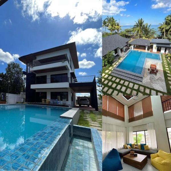 3 Storey Beachfront Villa with Pool by JCV, Boek  Nasugbu 