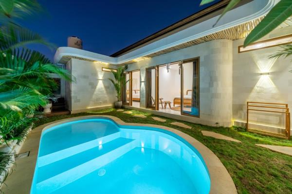 Canggu Vibe 2BDR Villa with Pool and Nearby Delights, Boek  Bali Hotels met een Zwembad, Zwembad