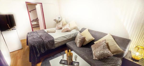 Au 26BIS 2 Appartements MONTREUX 1 Apartment niveau 0 et un autre appartement duplex niveau 1 et 2 15 minutes à pieds du centre de Montreux Lac Léman idéal pour balades en ville Montagne festivals Casino plages ski Fredy Mercury Marché de Noël, Boek Appartement Montreux Lavaux