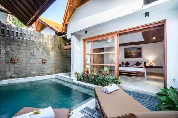 Gigi Mas Private Pool Villa Ubud, Boek  Bali Hotels met Parkeerplaats, Parkeren