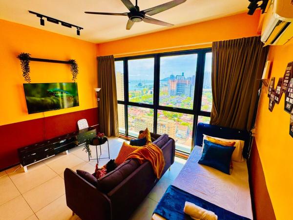 Deluxe Suites with Infinity Pool, Kids' Pool & Sea, Boek  Penang Hotels met een Zwembad, Zwembad