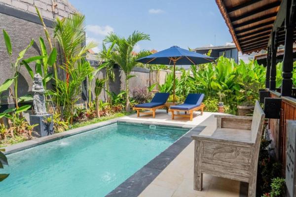 Villa Lalupa Joglo, Boek  Bali Hotels met een Zwembad, Zwembad