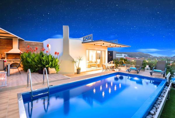 Canes Villa Beheizter Pool, Boek  Vathi 