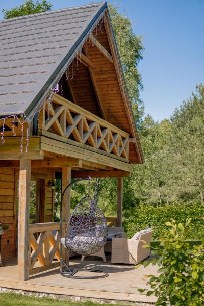 Siedlisko Modrej Czapli. Domki na Kaszubach, Boek  Klonowo Dolne Pommeren