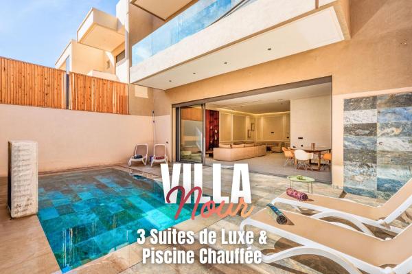 Villa Nour - luxe & modernité - piscine chauffée, Boek  Hotels in Marrakech-Tensift-Haouz met zwembad, Zwembad