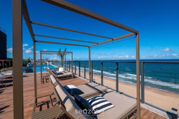 Prédio à beira-mar c/ Piscina e academia - ARUs, Boek  Hotels in Bahia met parkeren, Parkeren