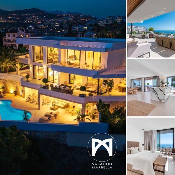 VACATION MARBELLA I Villa Riviera The View, Luxury Villa, Breathtaking Sea View, Private Pool, Close Distance to the Finest Beaches, Boek  Sitio de Calahonda 