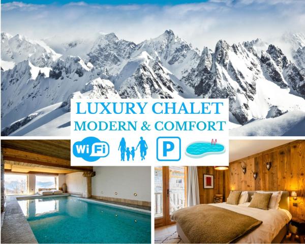 NEW Luxury Chalet Sapins - PRIVATE POOL- Mountains VIEW - Family & Comfort - SPECIAL LAUNCH OFFER, Boek Chalet Sainte-Foy-Tarentaise Tarentaise Valley