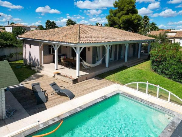 Villa spacieuse 6 pers, piscine privée et WiFi proche mer - FR-1-607-218, Boek  Cap d'Agde Hérault