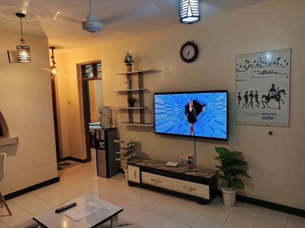 Modern 1-Bedroom Apartment with AC & Parking along Mtwapa Beach Road, Boek Appartement Mtwapa 
