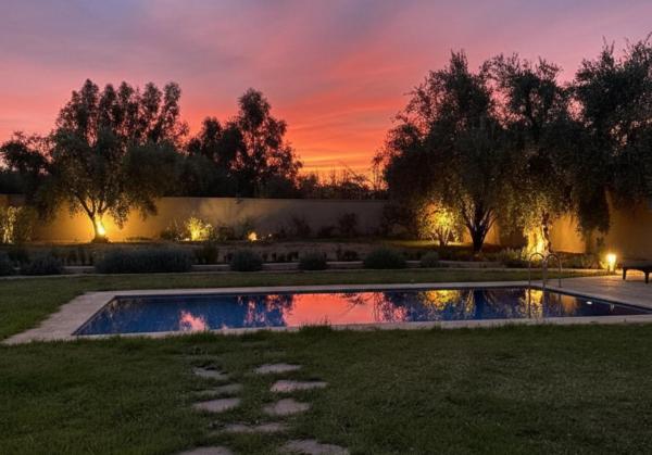 Oasis de Calme Villa Piscine Hammam & Vues Atlas, Boek  Hotels in Marrakech-Tensift-Haouz met zwembad, Zwembad