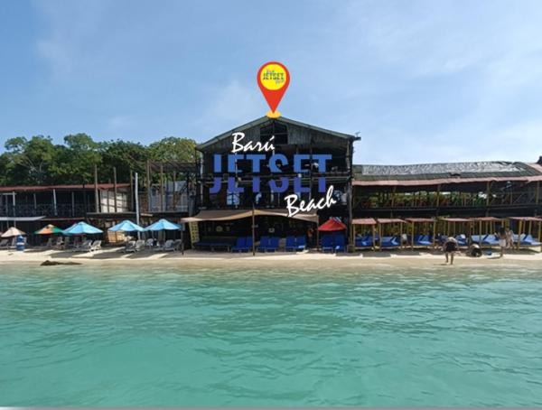 Baru Jet Set Beach & Hostal, Boek  Bolivar Hotels met Parkeerplaats, Parkeren